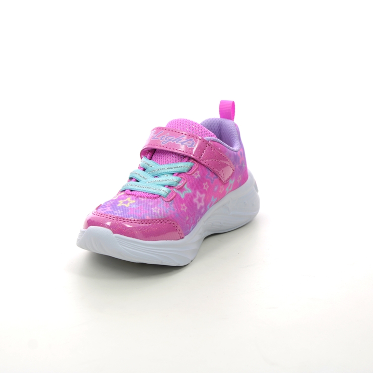 Skechers Star Sparks Inf PKMT Pink Kids girls trainers 302324N