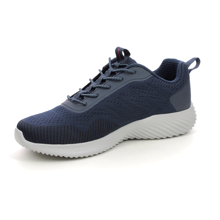 Skechers Bounder NVY Navy Mens trainers 232377