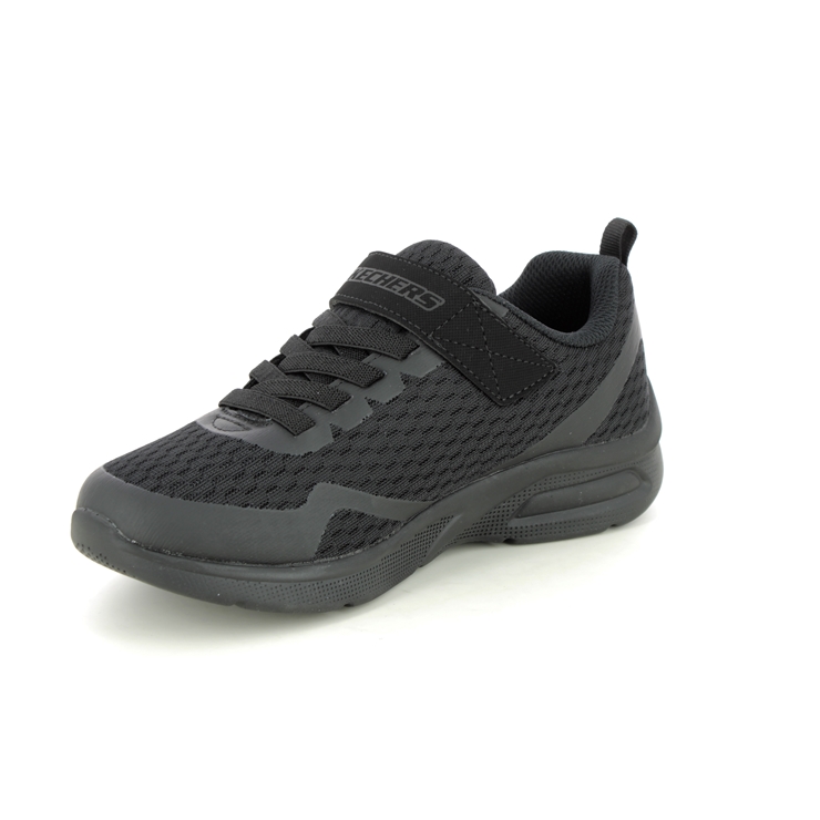 Skechers Microspec Max BBK Black Kids trainers 403775L