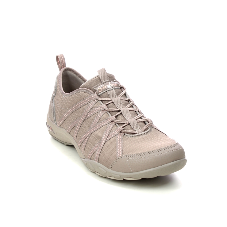 Skechers Arch Fit Breath TPE Taupe Womens lacing shoes 100279