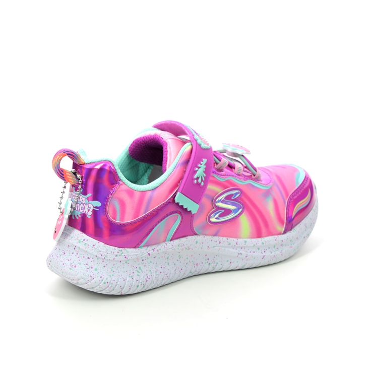 Skechers Jumpsters Sweet PKMT Pink Kids girls trainers 302215L