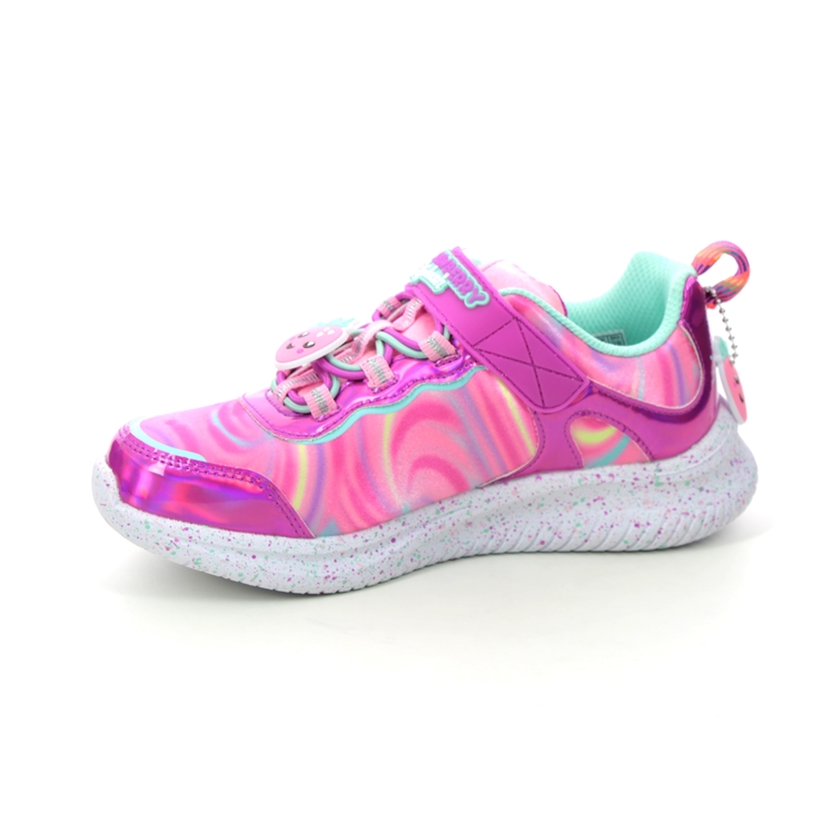 Skechers Jumpsters Sweet PKMT Pink Kids girls trainers 302215L