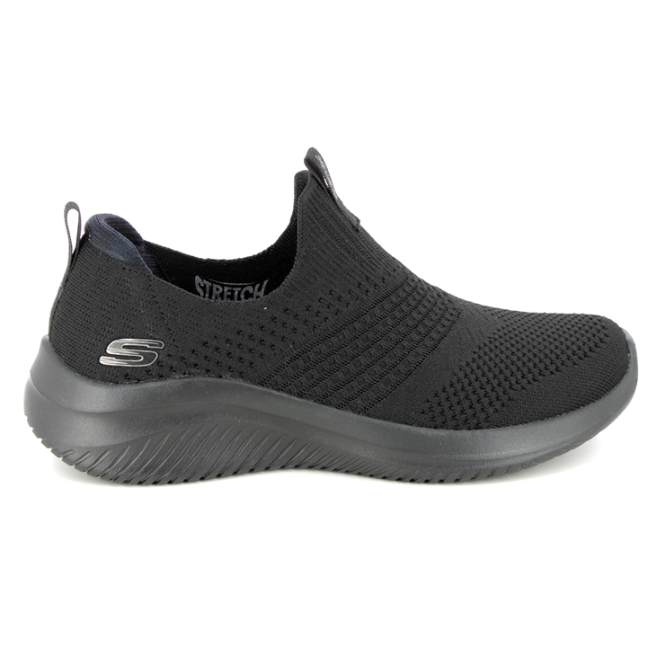 Skechers ultra flex deals first take black white