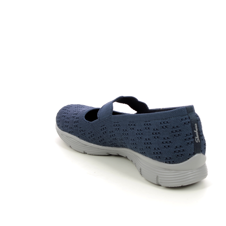 Skechers Seager Pitch NVY Navy Womens Mary Jane Shoes 158109