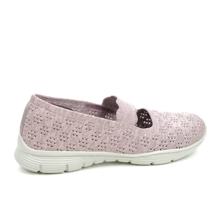 Skechers Seager Pitch 158109 MVE Mauve Mary Jane Shoes