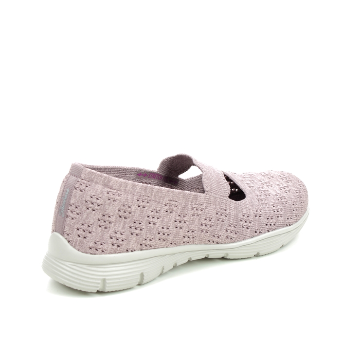 Skechers Seager Pitch 158109 MVE Mauve Mary Jane Shoes