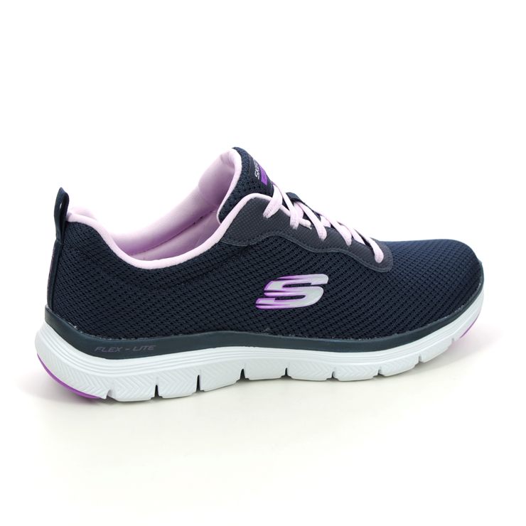 Skechers Flex Appeal 4.0 149303 NVLV Navy Lavender trainers