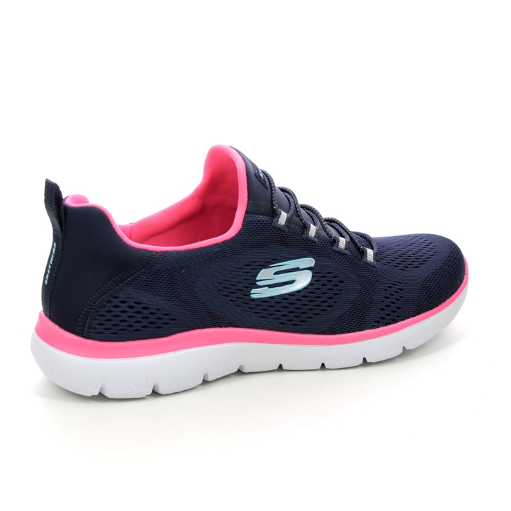 Skechers Summits Perfect NVNP Navy Pink Womens trainers 149523