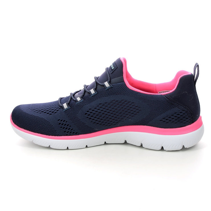 Skechers Summits Perfect NVNP Navy Pink Womens trainers 149523