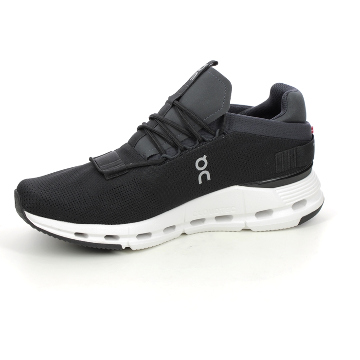 On Running Cloudnova Mens 2699116- Black-white trainers