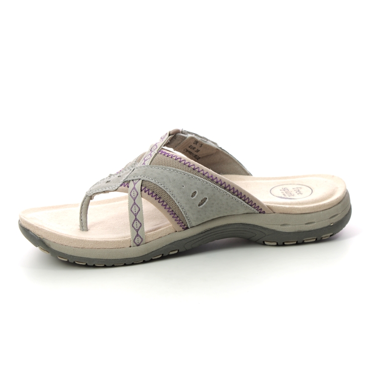 Earth Spirit Juliet 01 Light taupe Womens Toe Post Sandals 40509-50