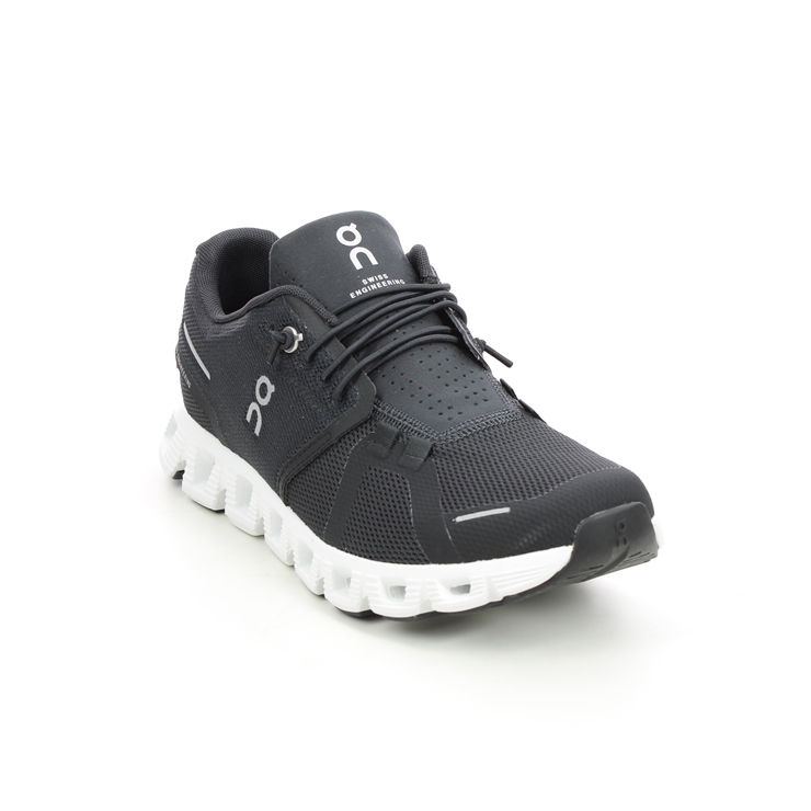 On Running Cloud 5 Womens 5998904- Black-white trainers