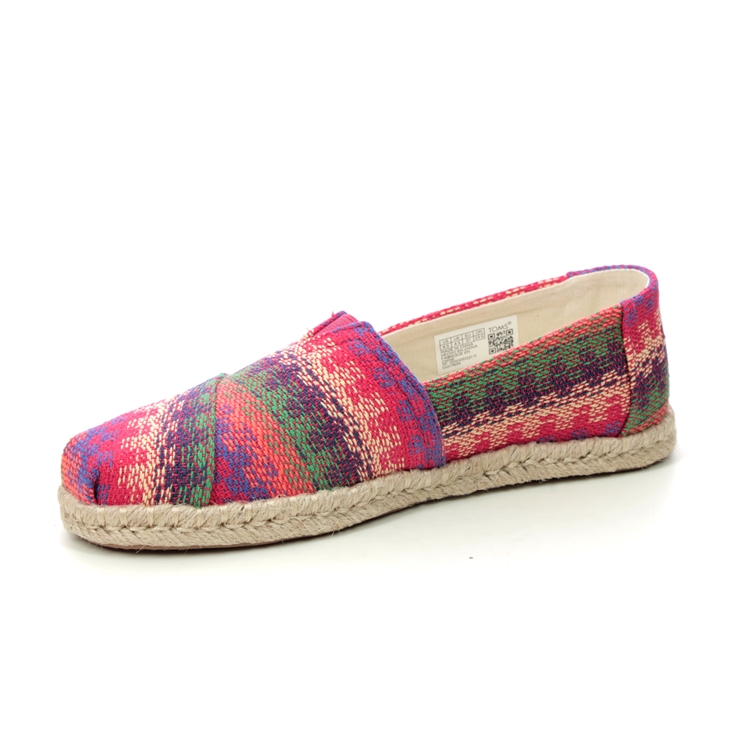 Toms Alpargata Stripe Multi coloured Womens Espadrilles 10017834-