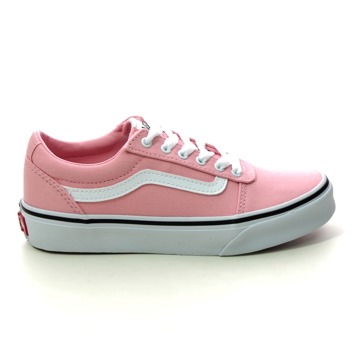 Pink vans deals tennis shoes