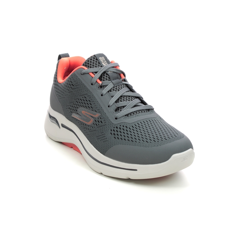 Skechers Arch Fit Go Walk Ccor Charcoal Grey Mens Trainers 216116