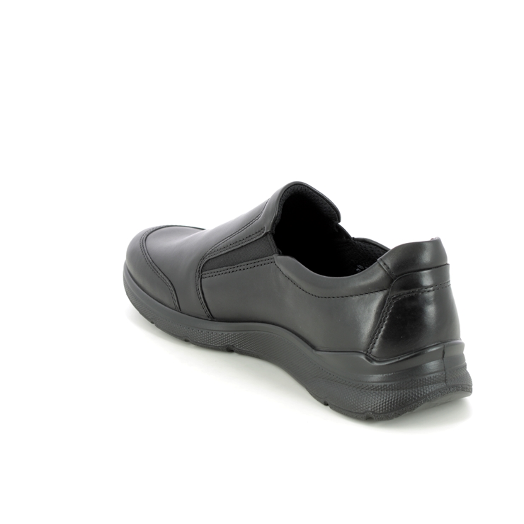 ECCO Irving Slip-on Black leather Mens Slip-on Shoes 511684-11001