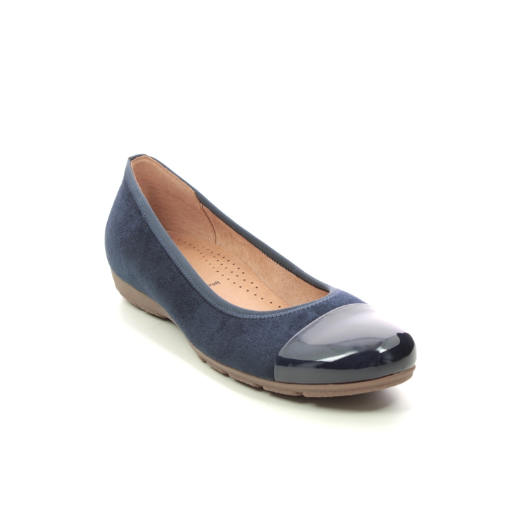 Gabor Raspa Navy Patent Nubuck Womens pumps 94.161.46