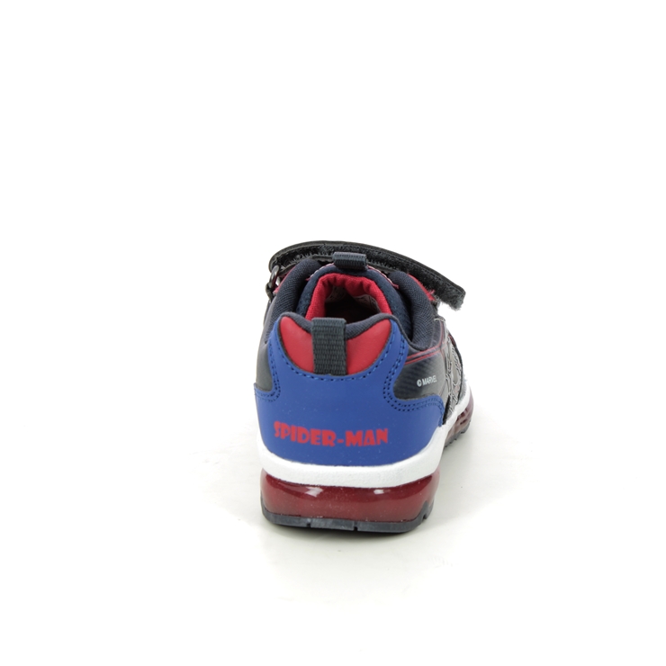 Geox Todo Spiderman Navy Red Kids Trainers B2684A-C0735