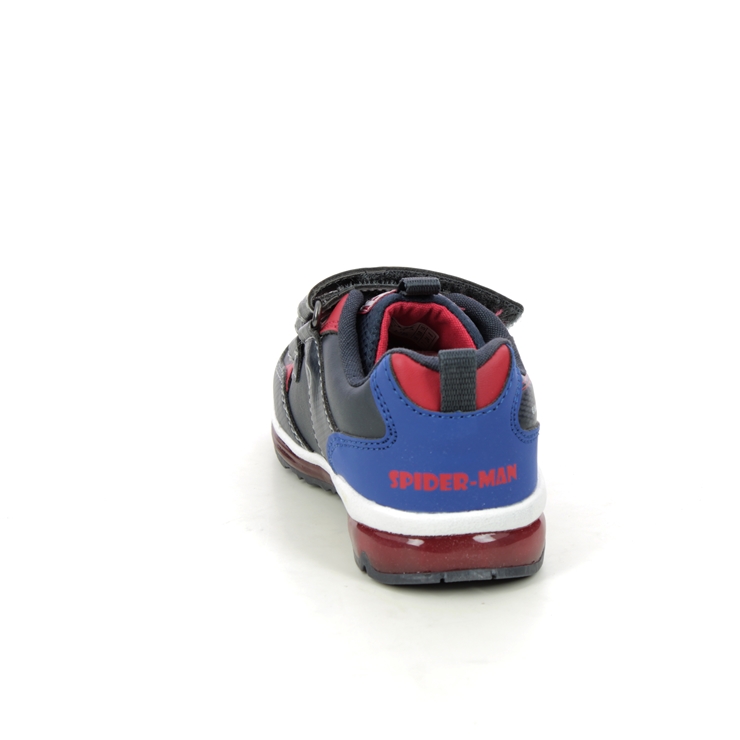 Geox Todo Spiderman Navy Red Kids Trainers B2684A-C0735