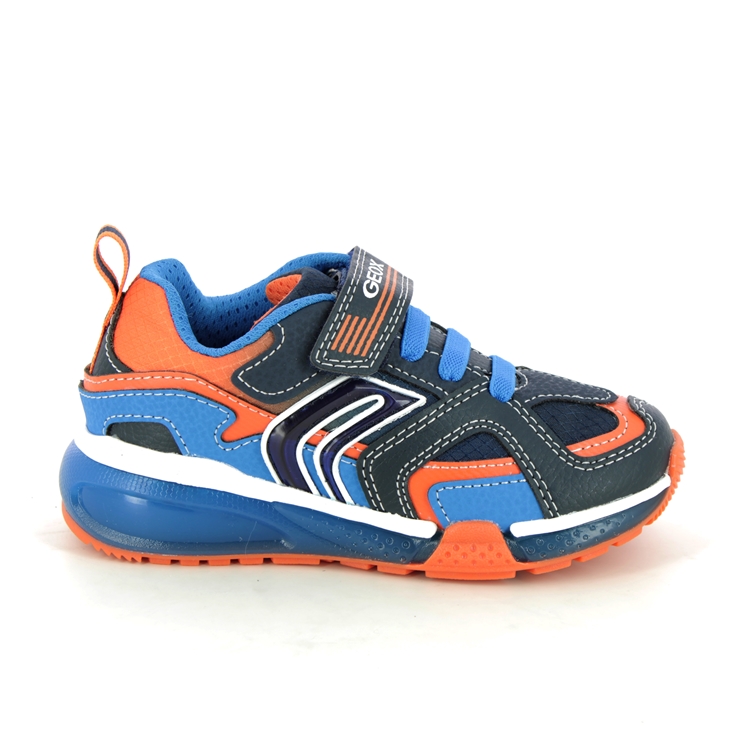 Geox Bayonyc B Bungee Navy Kids Trainers J16FEA-C0659