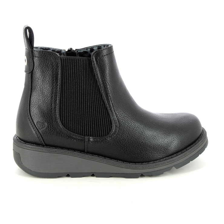 Heavenly Feet Rolo 4 3002-31 Black Chelsea Boots