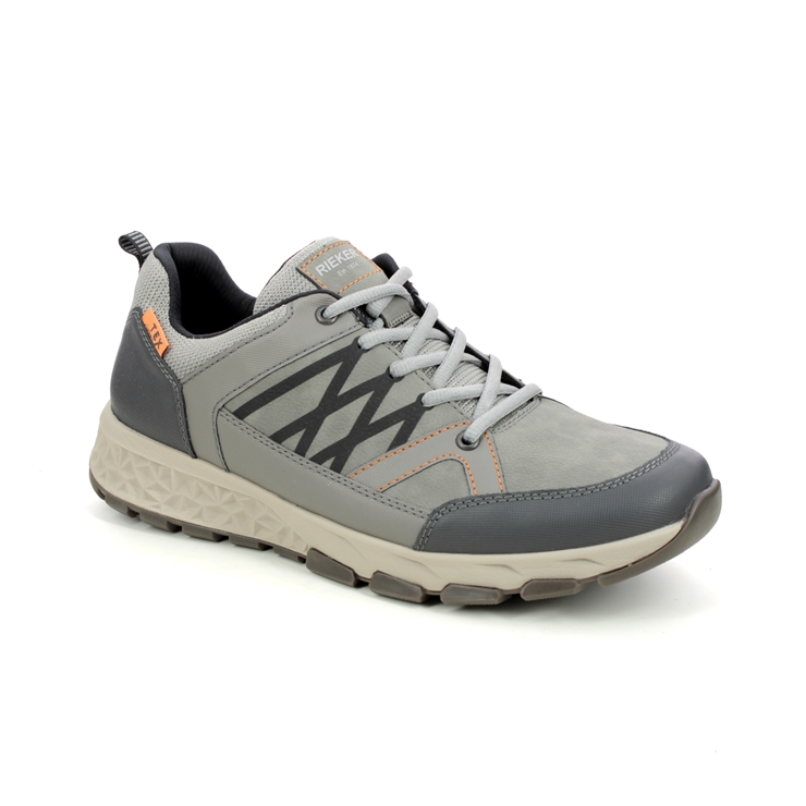 Rieker Grey Velcro Shoe - Casual - Barbours