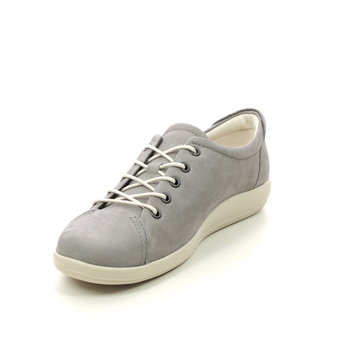 ECCO Soft 2.0 Light taupe Womens lacing shoes 206503-02375