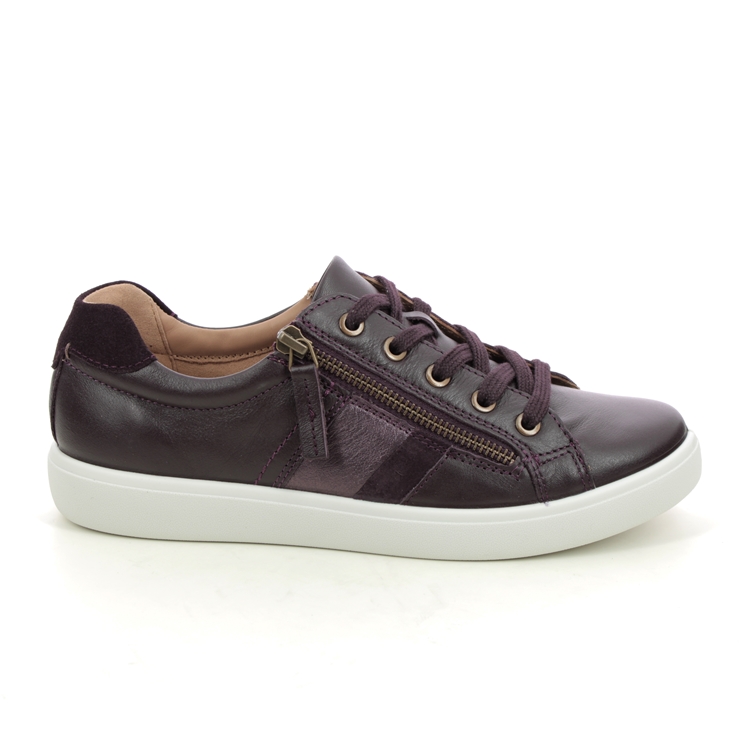 Hotter Chase 2 Wide Plum Womens Trainers 16112 90 2442