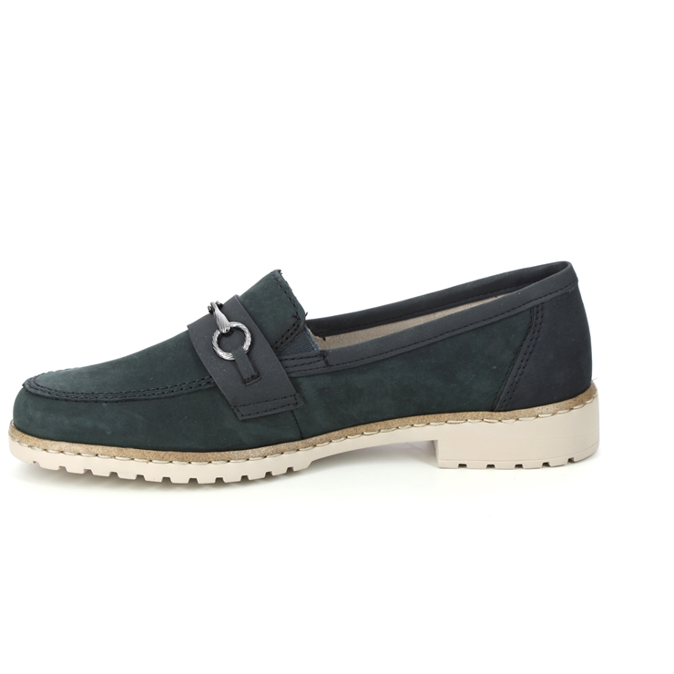 Rieker 51860-14 Navy Nubuck Womens loafers