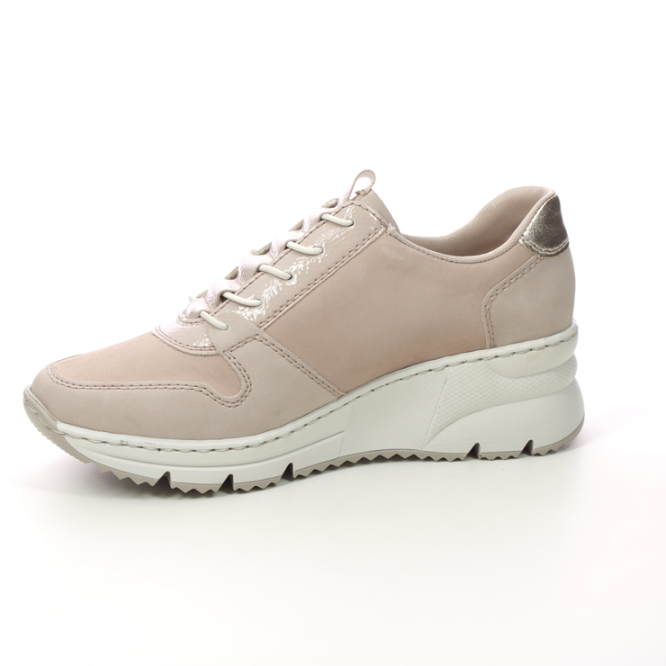 Rieker N6353-60 Rose pink Womens trainers