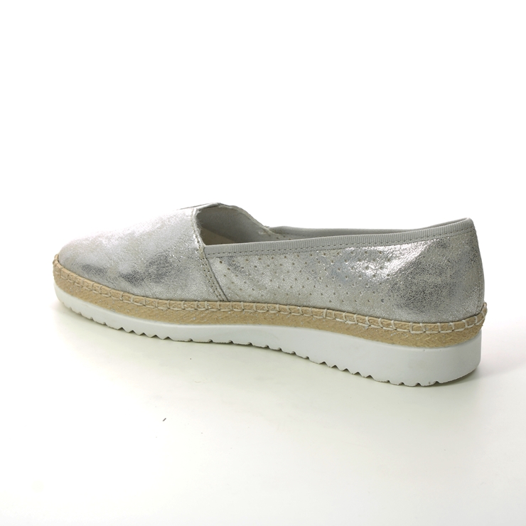 Rieker M9270-40 Silver Glitz Womens Espadrilles