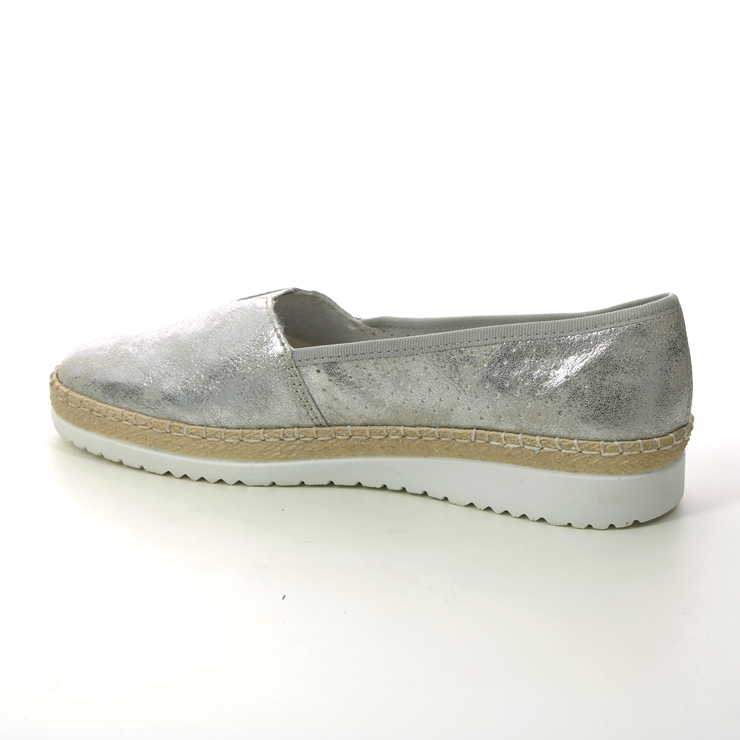 Rieker M9270-40 Silver Glitz Womens Espadrilles