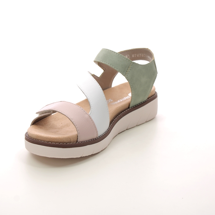 Remonte D2050-52 Marigo White Mint Womens Comfortable Sandals