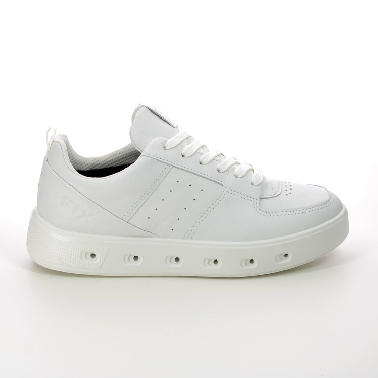 ECCO Street 720 Gtx WHITE LEATHER Womens trainers 209713-01007