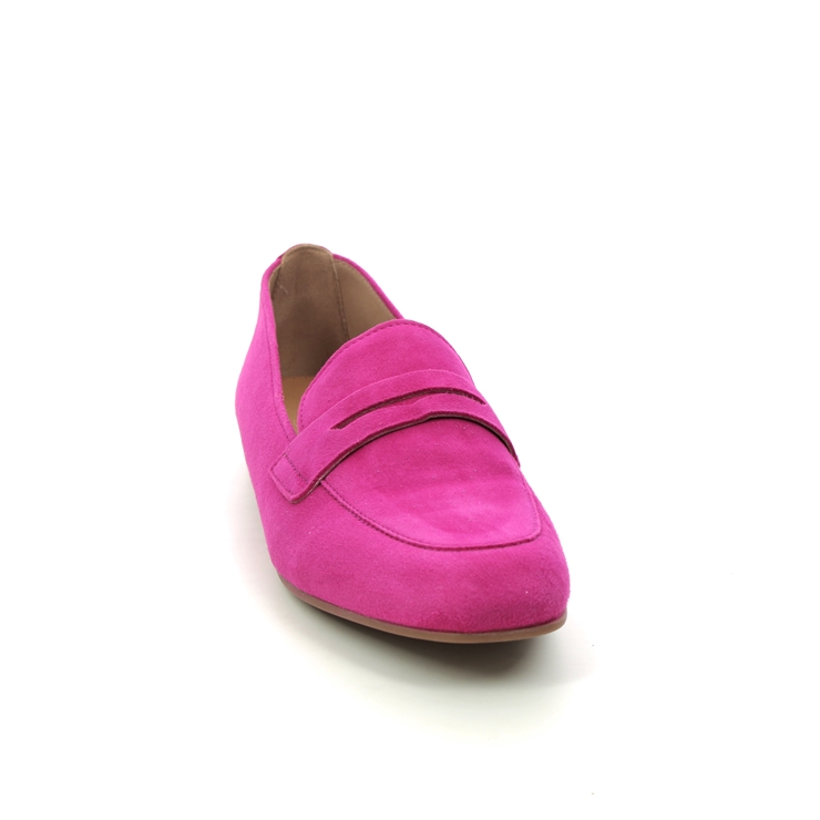 Gabor Viva Serin Fuchsia Suede Womens loafers 25.213.30