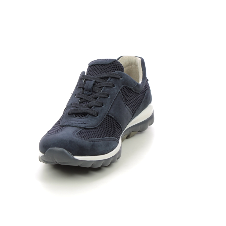 Gabor Helen Navy Nubuck Womens trainers 06.966.46