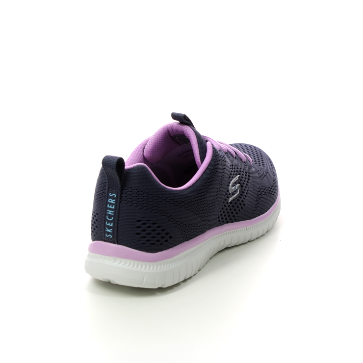 Skechers Virtue Kind Favor Nvlv Navy Lavender Womens Trainers 104412