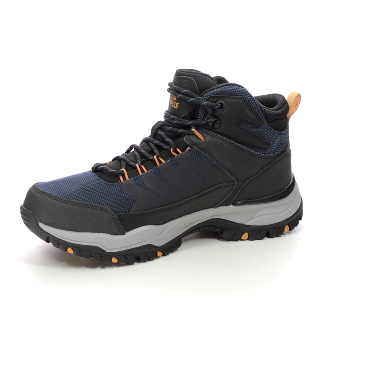 Skechers Arch Fit Tex Dawson Raveno NVBK Navy Black Mens Outdoor ...