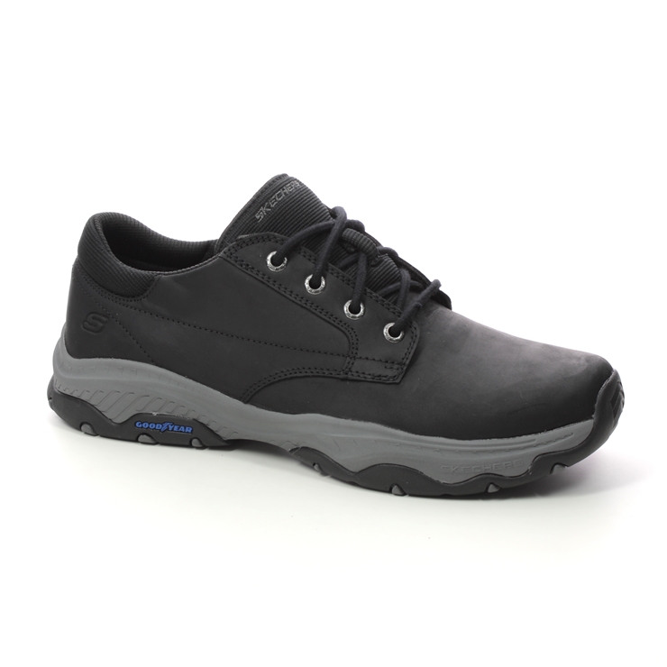 Skechers Craster Fenzo BLK Black Mens comfort shoes 204716