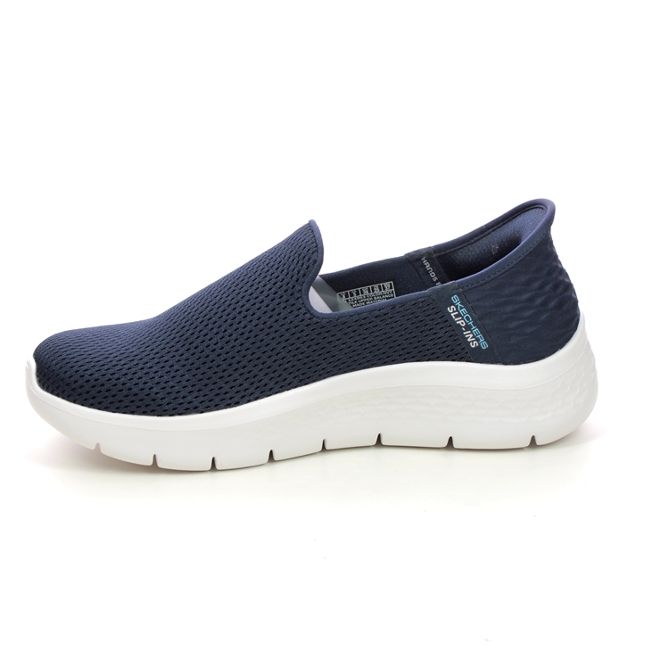 Skechers Slip Ins Go Walk NVY Navy Womens trainers 124963