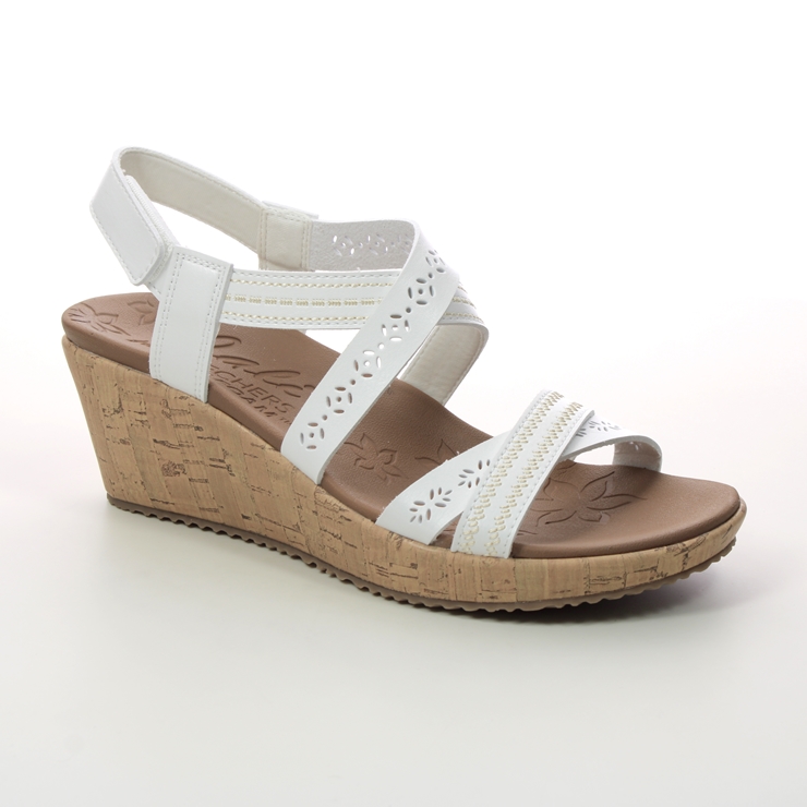 Skechers beverlee high shop tea wedge sandal