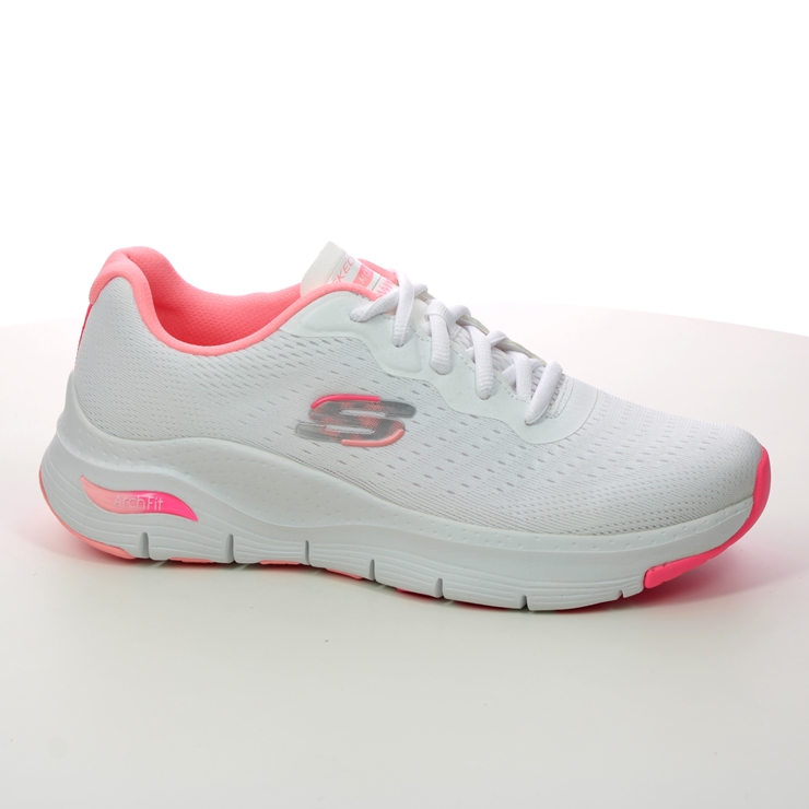 Skechers Appeal Arch Fit WPK White Pink Womens trainers 149722