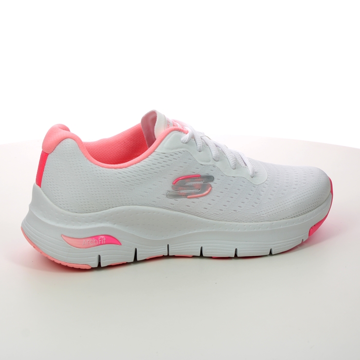 Skechers Appeal Arch Fit WPK White Pink Womens trainers 149722