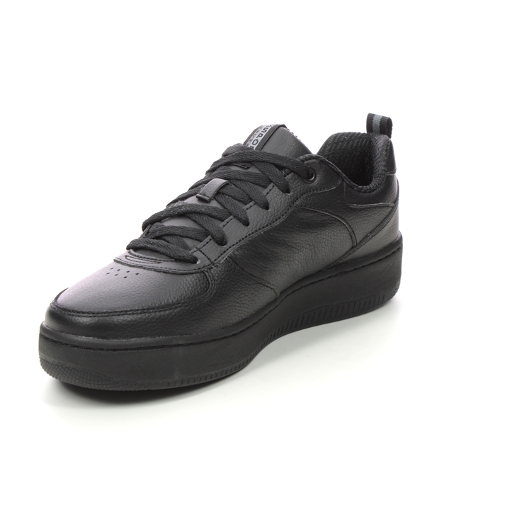 Skechers Sport Court 92 BBK Black Womens trainers 149763