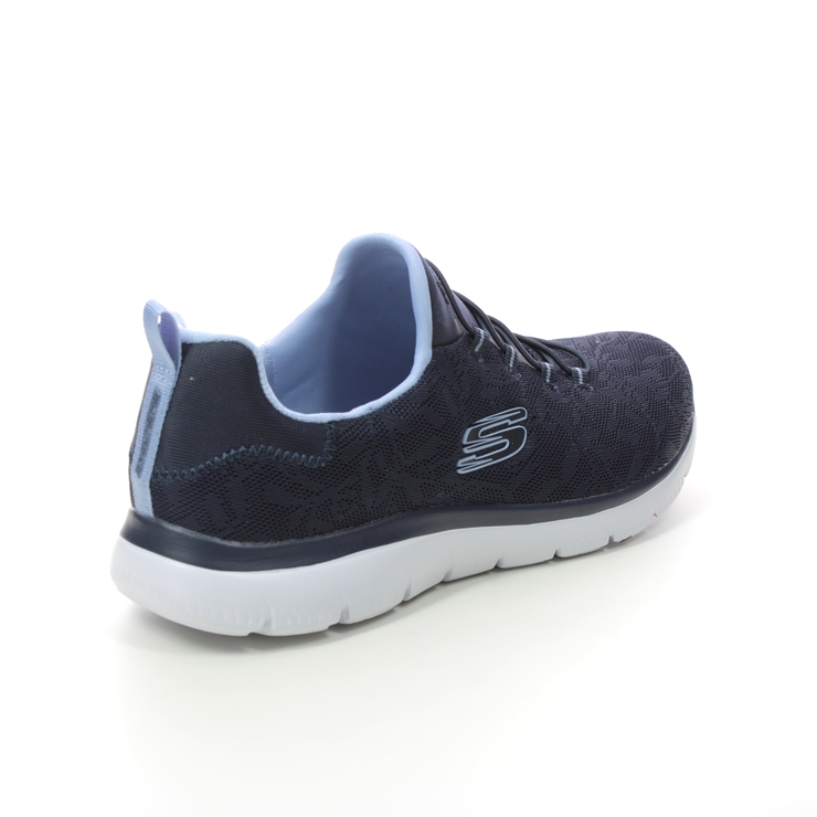 Skechers Summits Good Taste NVBL Navy Blue Womens Trainers 149936