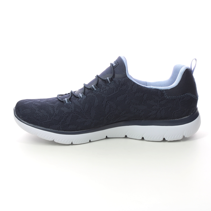 Skechers Summits Good Taste NVBL Navy Blue Womens trainers 149936