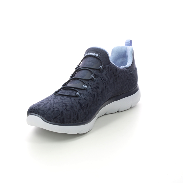 Skechers Summits Good Taste NVBL Navy Blue Womens Trainers 149936