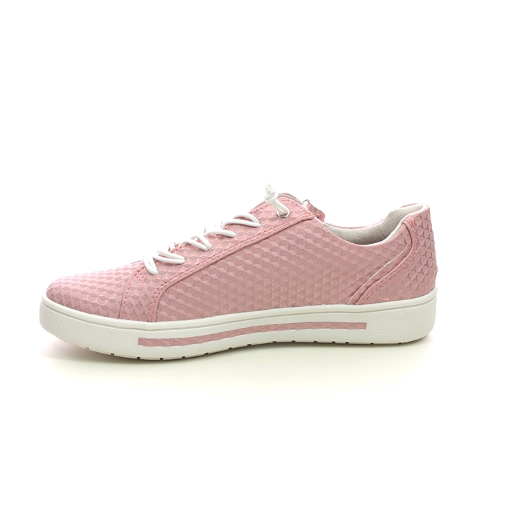 Jana Altozip Wide Rose pink Womens trainers 23660-20-594