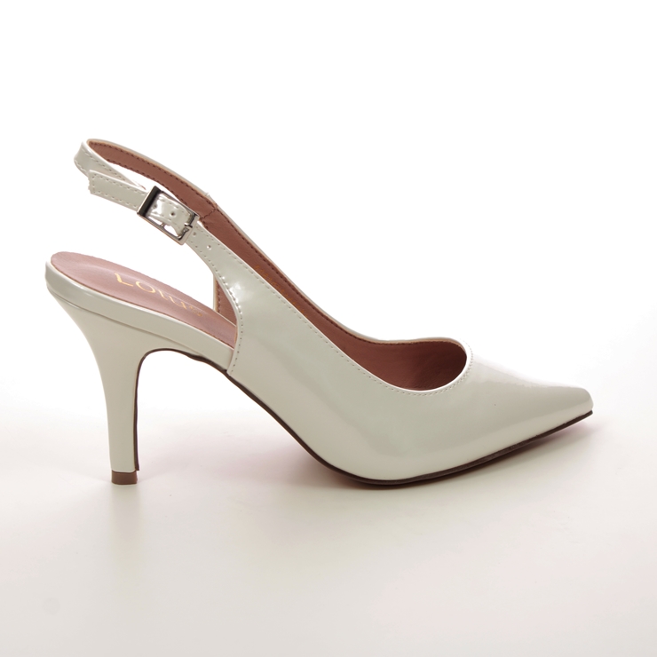 Lotus Remy Raine Off white Womens Slingback Shoes