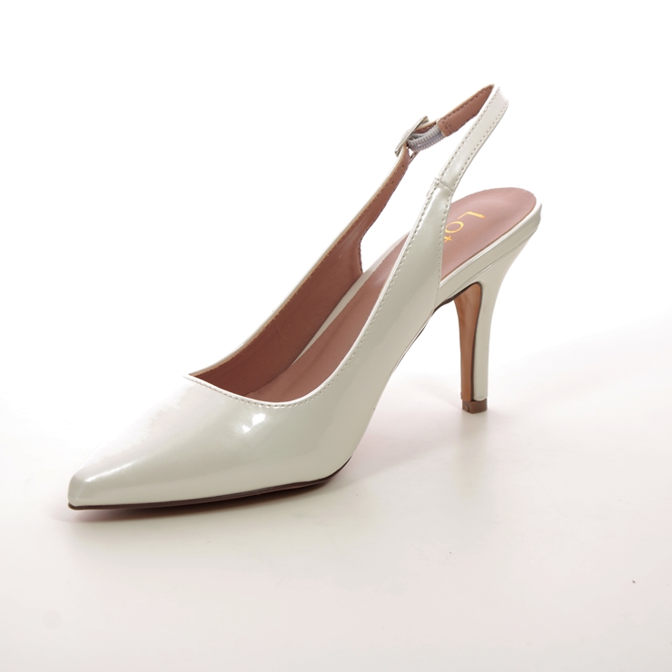 Lotus Remy Raine Off white Womens Slingback Shoes